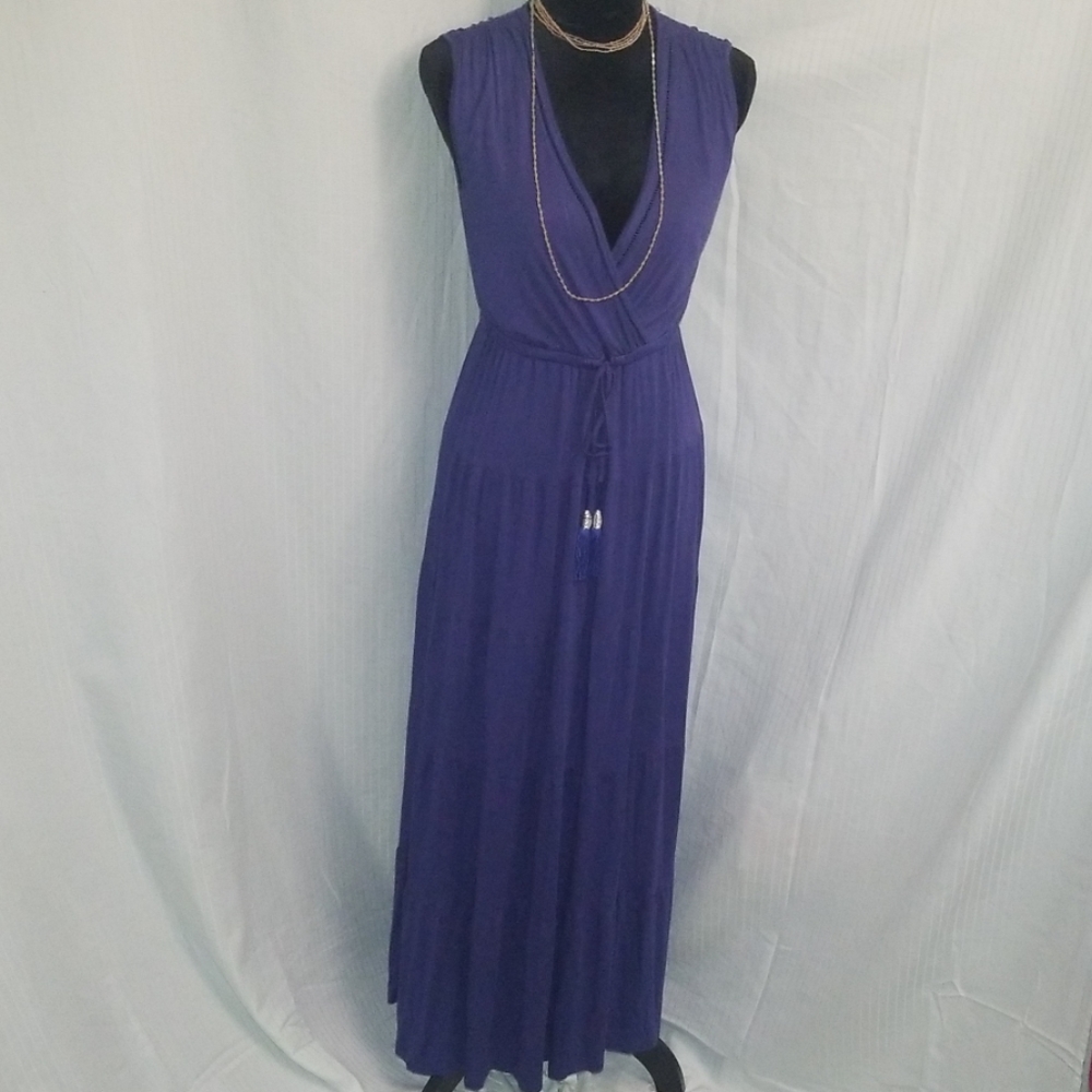 Spense Blue Maxi Dress - Medium